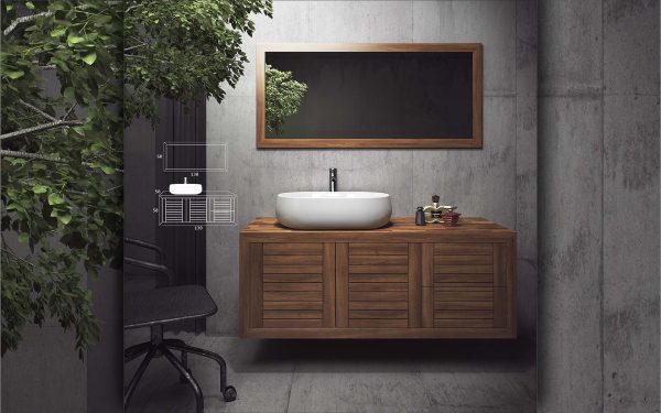 Natural Bathroom Furniture 010