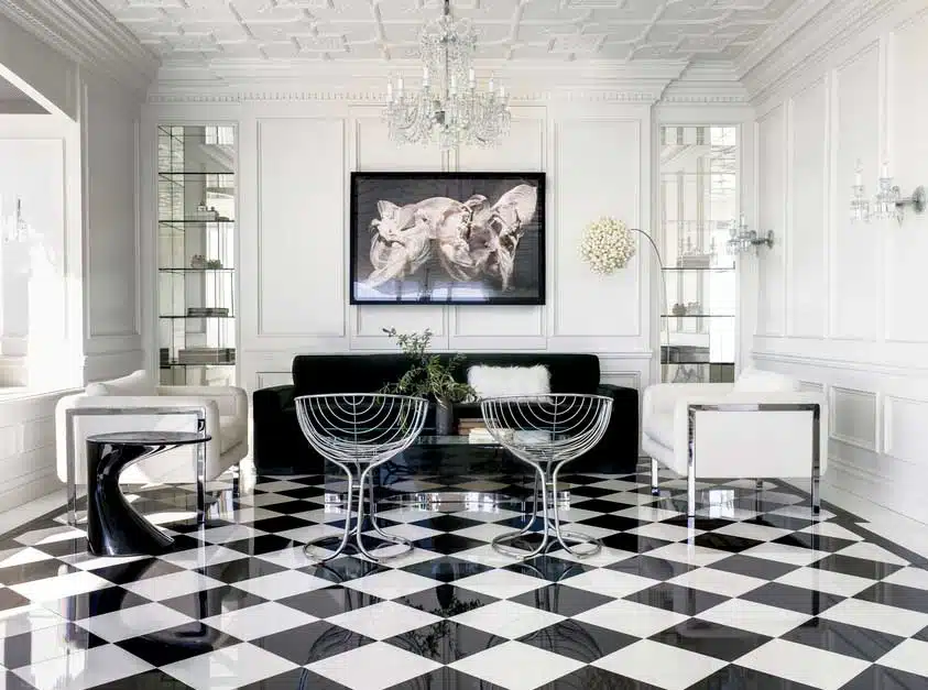 blackwhite floor central