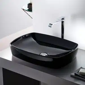 μαύρος επικαθήμενος νιπτήρας srl black
