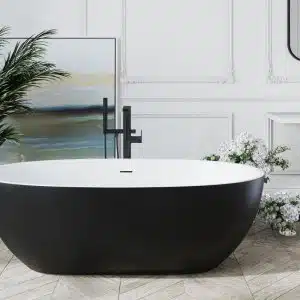corelia black wht freestanding solid surface bathtub 01 web