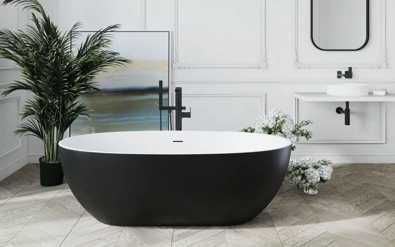 corelia black wht freestanding solid surface bathtub 01 web