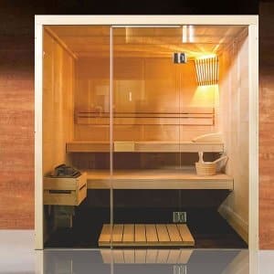 sauna open view