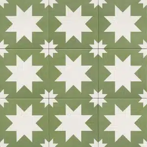 FIRED-STAR-GREEN-20×20