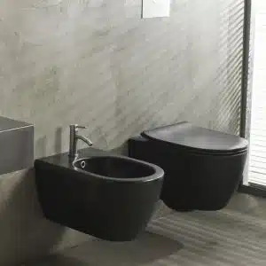 Μαύρη κρεμαστή λεκάνη Moon Black