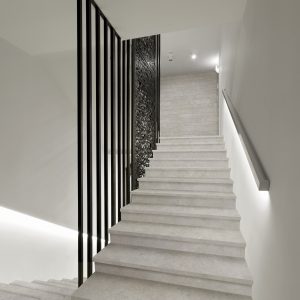Luxury hotel stairs